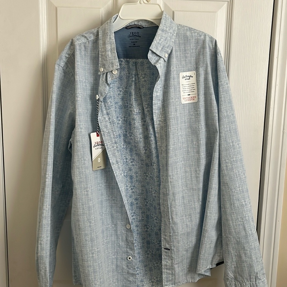 IZOD men’s medium long sleeve shirt, NWT
